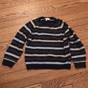 Boys size 5Y multi striped 100% cashmere sweater